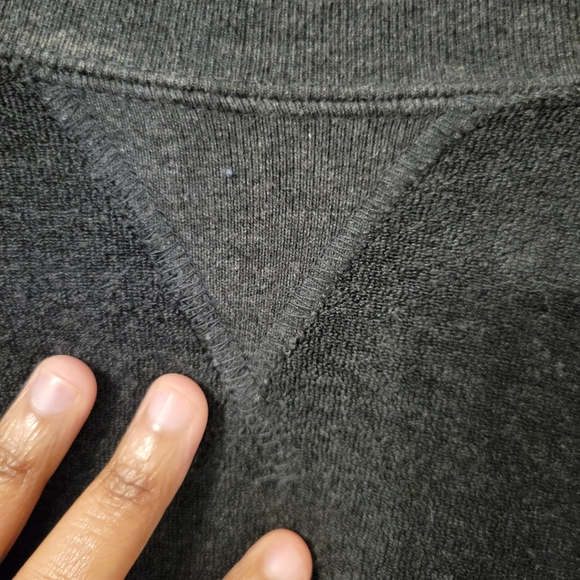 Nike Womens Charcoal Grey Athletic Athleisure Sweater Top. Bell Sleeves. Size XL - Picture 7 of 8